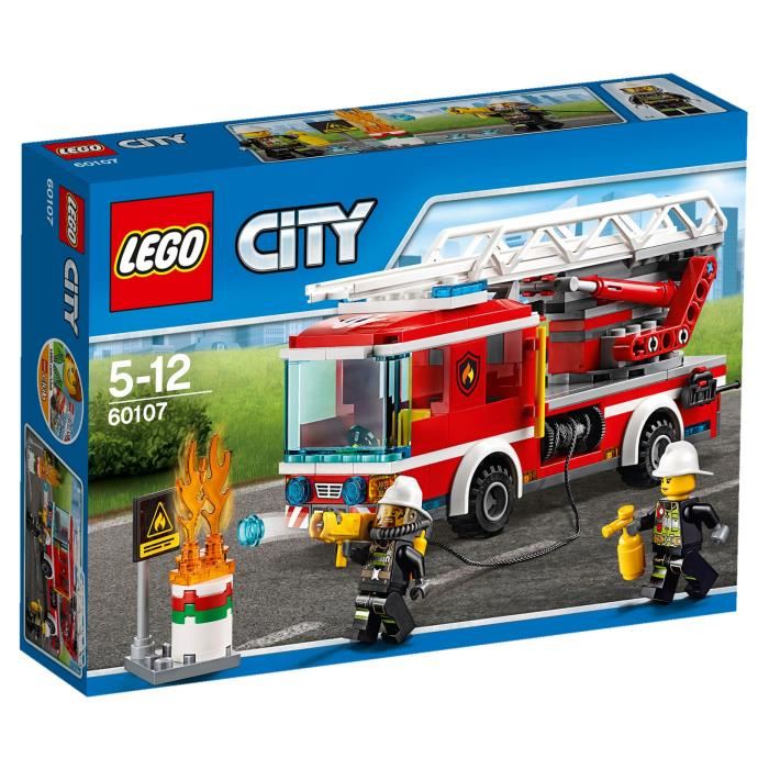 Lego City - Le Camion De Pompiers Avec Échelle - 60107