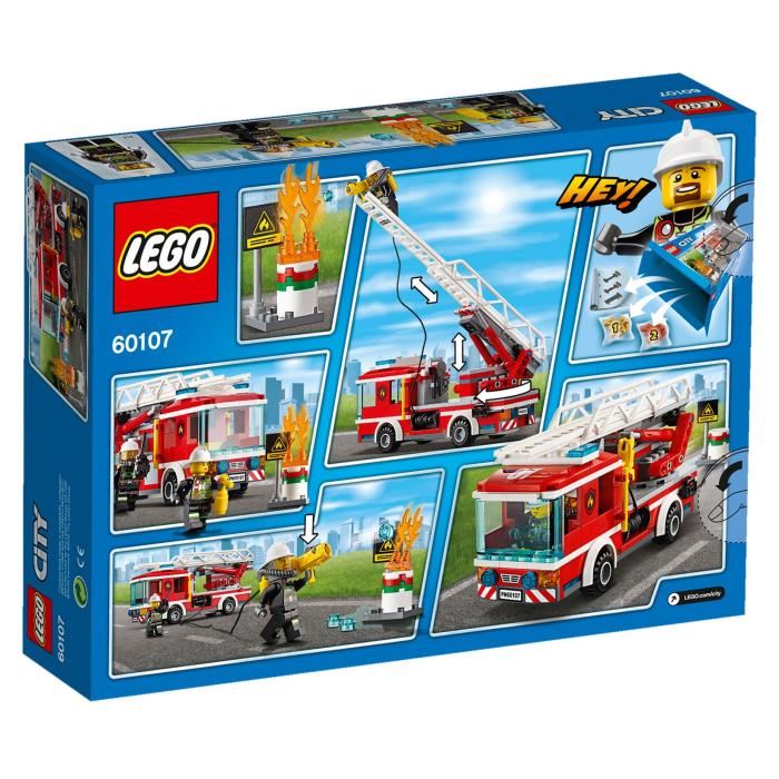 Lego City - Le Camion De Pompiers Avec Échelle - 60107