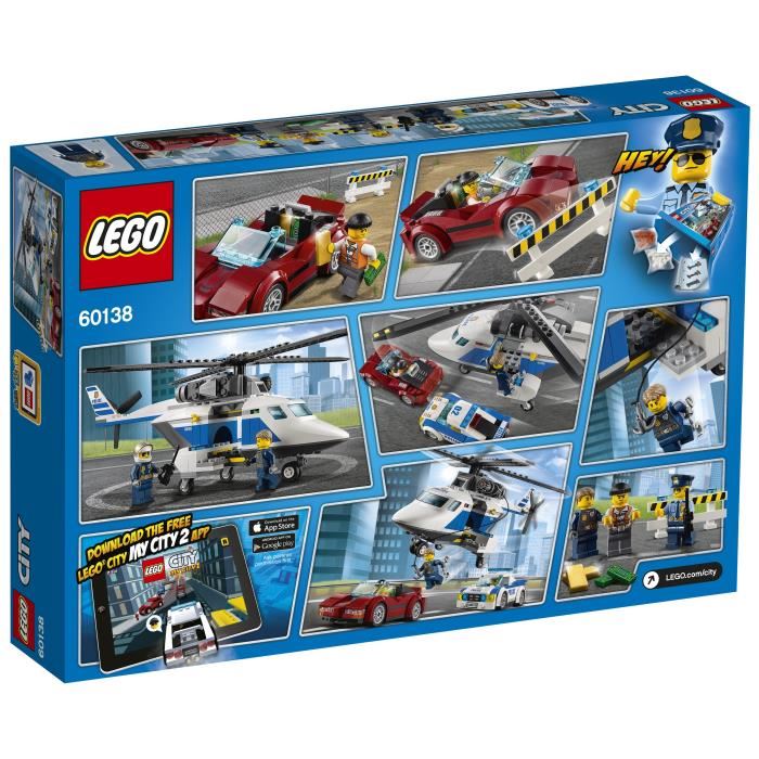 Lego City: La Course-poursuite En Helicoptere (60138)