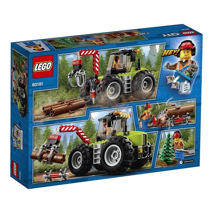 Lego City Great Vehicles : Le Tracteur Forestier (60181)
