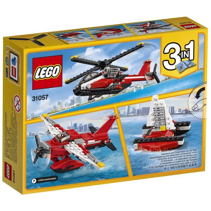 Lego - 31057 - L'helicoptere Rouge