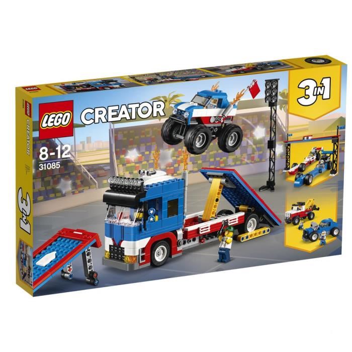 Lego® Creator 3-en-1 31085 Le Spectacle Des Cascadeurs