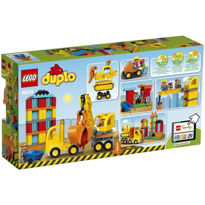 Jeu De Construction - Lego - Duplo 10813 - Le Grand Chantier - 67 Pieces - Mixte