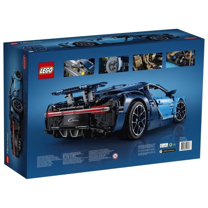 Lego® Technic 42083 Bugatti Chiron, Modele A Collectionner Exclusif De Super Voiture De Sport, Maquette A Construire Pour Adultes