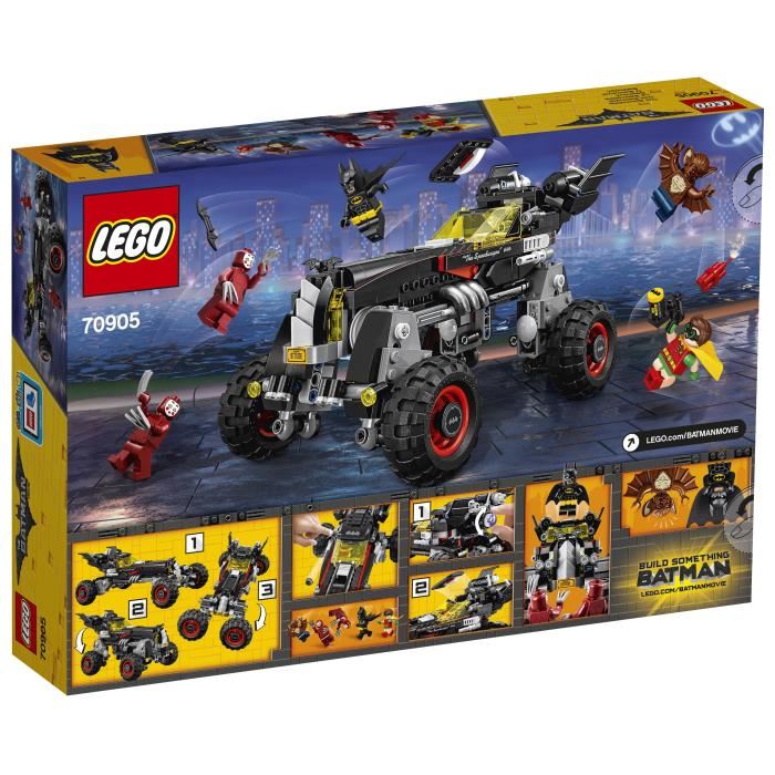 Lego® 70905 Batman Movie - La Batmobile - Lego City - Monster Truck - 5 Figurines Incluses