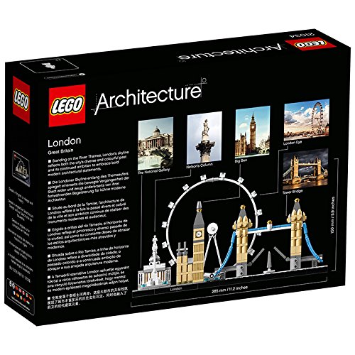 Lego® Architecture 21034 Londres 468 Pieces A Partir De 12 Ans Mixte Marron