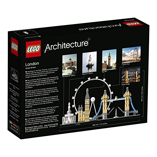 Lego® Architecture 21034 Londres 468 Pieces A Partir De 12 Ans Mixte Marron