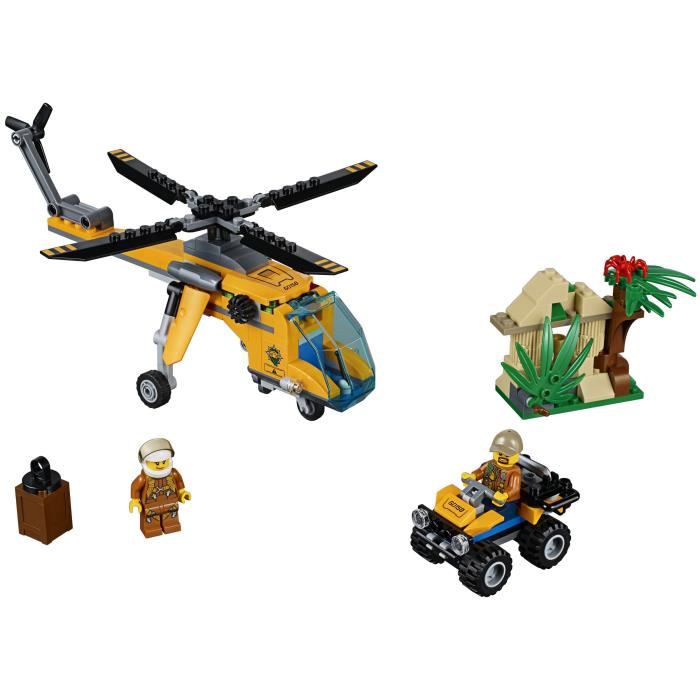 Lego 60158 Lhelicoptere Cargo De La Jungle