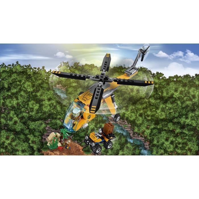 Lego 60158 Lhelicoptere Cargo De La Jungle