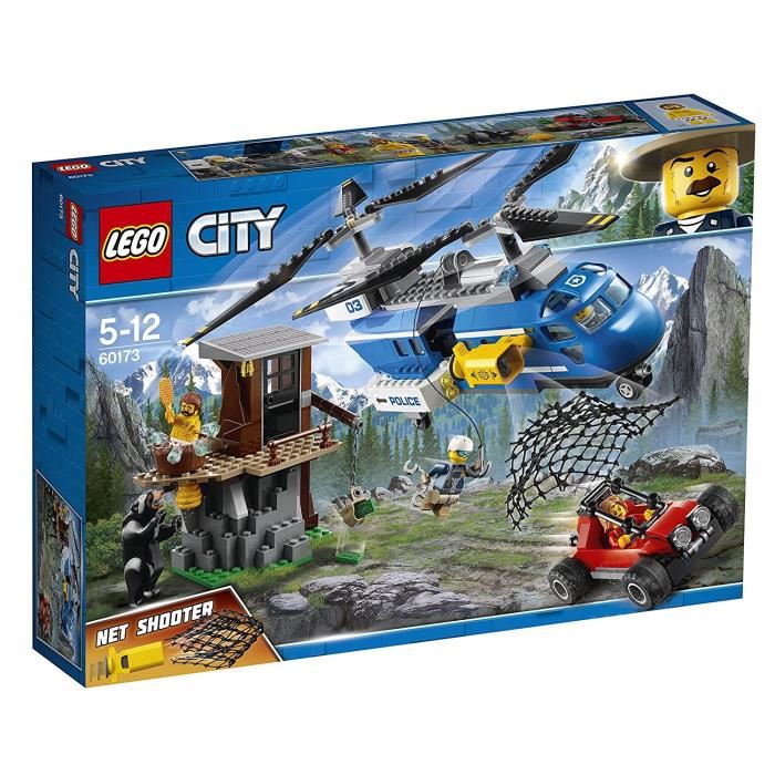Jeu De Construction - Lego - City 60173 - Arrestation Dans La Montagne - 303 Pieces - Garcon