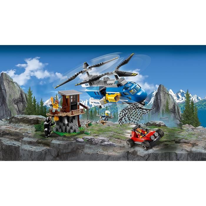 Jeu De Construction - Lego - City 60173 - Arrestation Dans La Montagne - 303 Pieces - Garcon