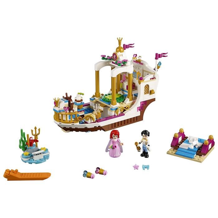 Lego® Disney Princess? - Mariage Sur Le Navire Royal D'ariel - Jeu De Construction - 380 Pieces
