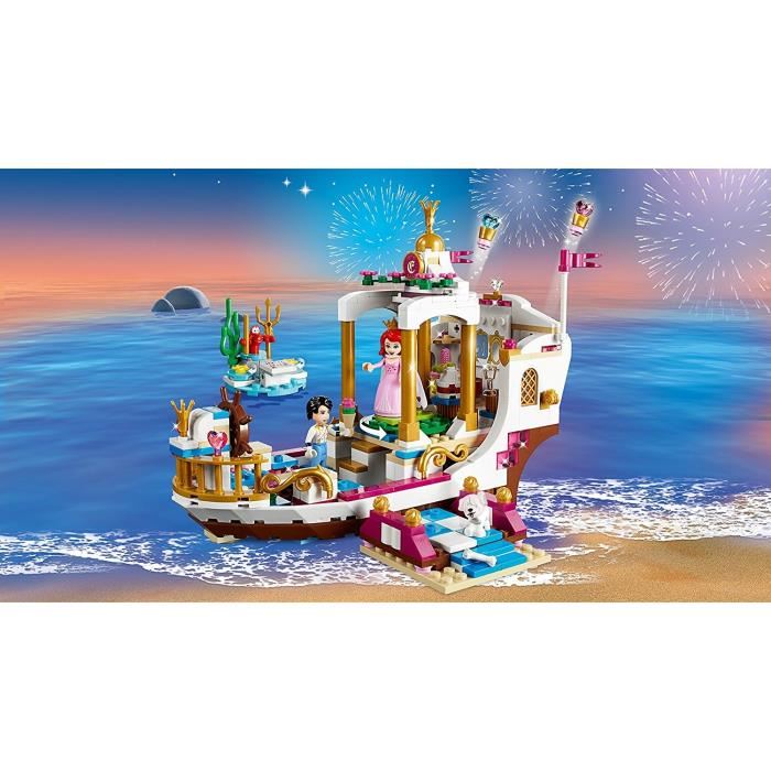 Lego® Disney Princess? - Mariage Sur Le Navire Royal D'ariel - Jeu De Construction - 380 Pieces