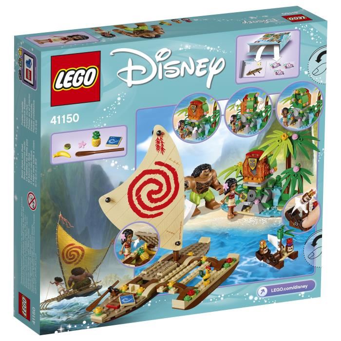 Lego® Disney Princess? - Le Voyage En Mer De Vaiana - 307 Pieces - A Partir De 6 Ans