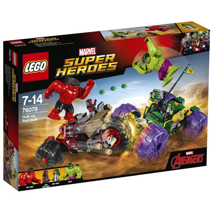 Lego® Marvel Super Heroes 76078 - Hulk Contre Hulk Rouge