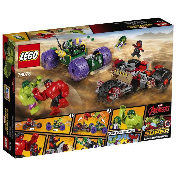 Lego® Marvel Super Heroes 76078 - Hulk Contre Hulk Rouge