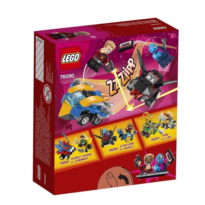 Lego® Marvel Super Heroes 76090 Mighty Micros : Star-lord Contre Nebula
