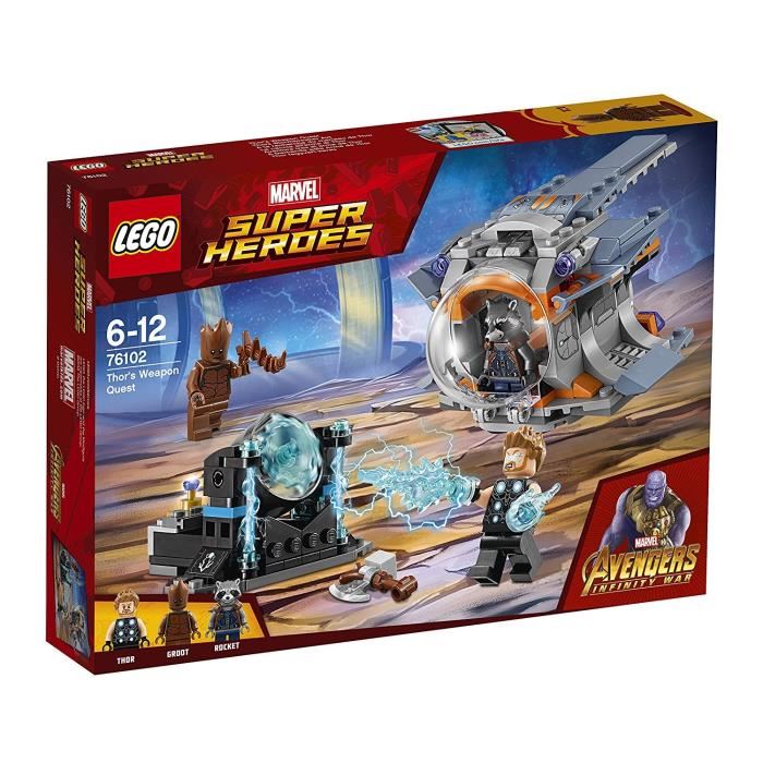 Lego® Marvel Super Heroes 76102 À La Recherche Du Marteau De Thor