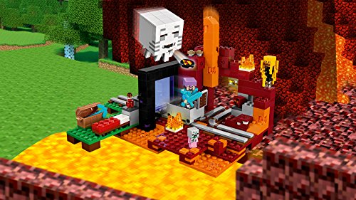 Lego Minecraft Le Portail Du Nether 21143