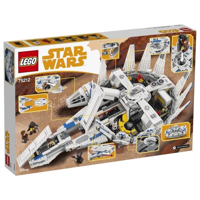 Legoa® Star Warsa¢ 75212 Le Faucon Millenium Du Raid De Kessel