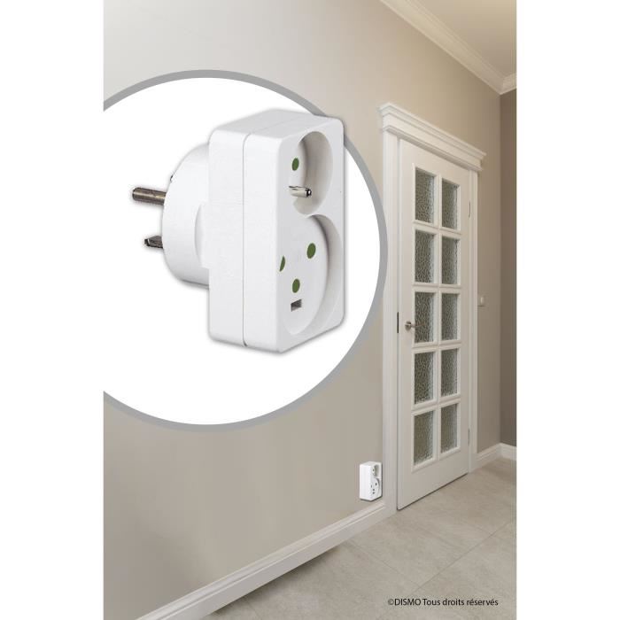 LEGRAND Adaptateur 2PT branchement fiche 16A
