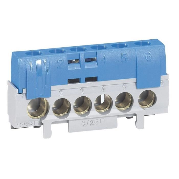Bornier De Neutre 6 Connexions Legrand 092784
