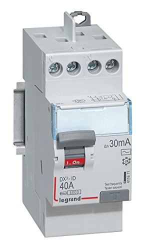 LEGRAND Interrupteur differentiel DX3 40A 30mA type AC 230V - 411611