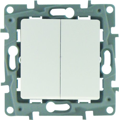 Mecanisme Double Poussoir Simple 6 A Legrand Niloe Eclat
