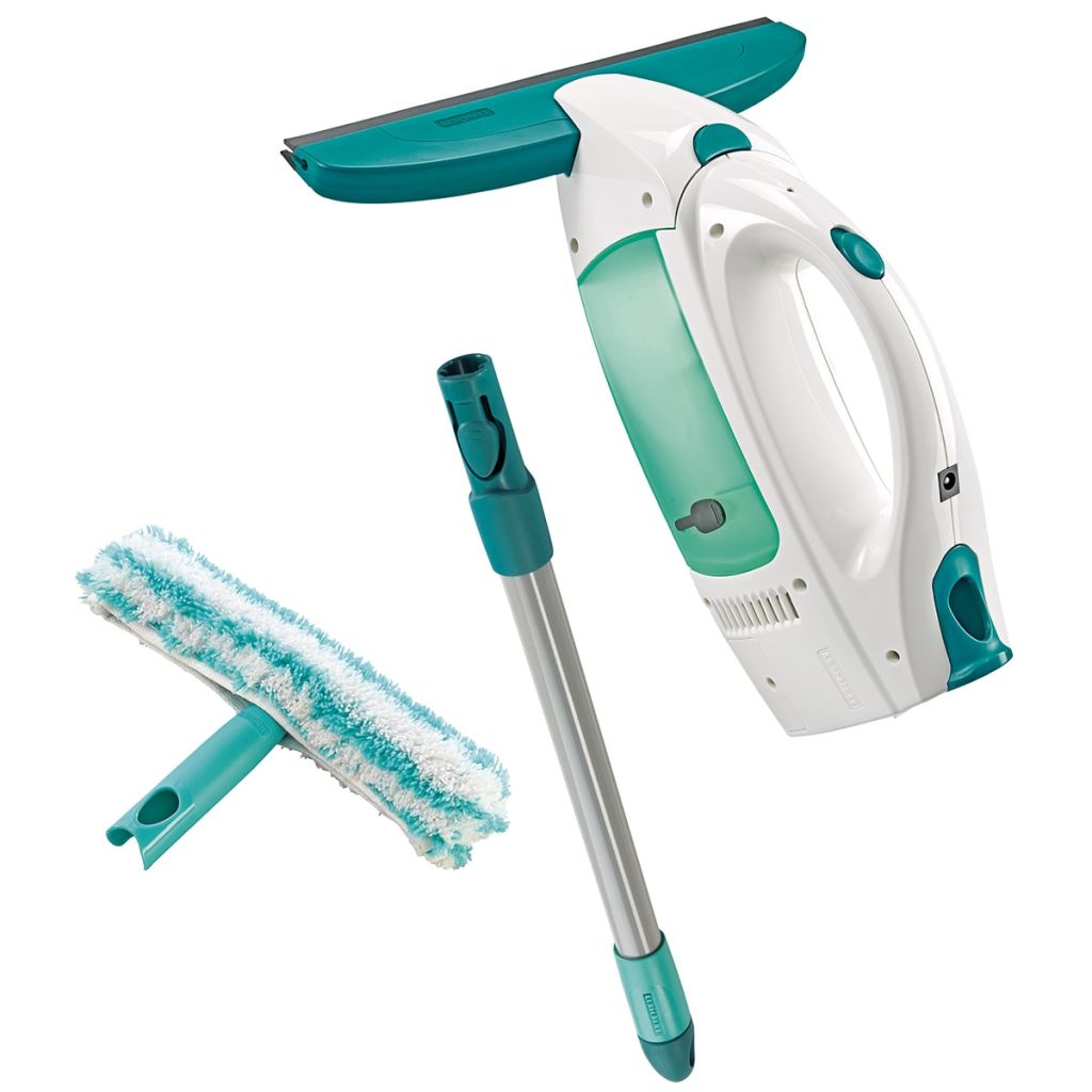 Nettoyeur Pour Vitre Avec Manche Et Mouilleur Leifheit Dry Clean 51003 Set Pour Un Nettoyage Sans Traces Autonomie 38min