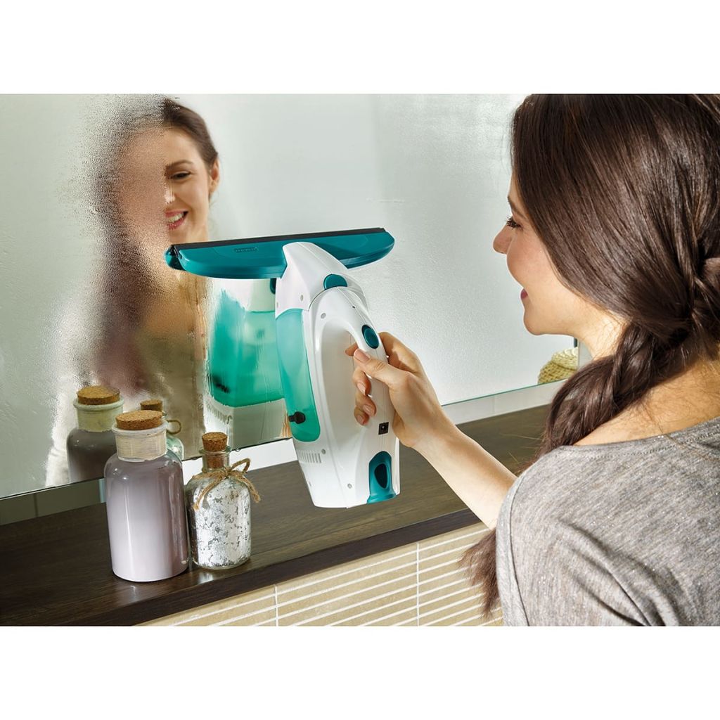 Nettoyeur Pour Vitre Avec Manche Et Mouilleur Leifheit Dry Clean 51003 Set Pour Un Nettoyage Sans Traces Autonomie 38min