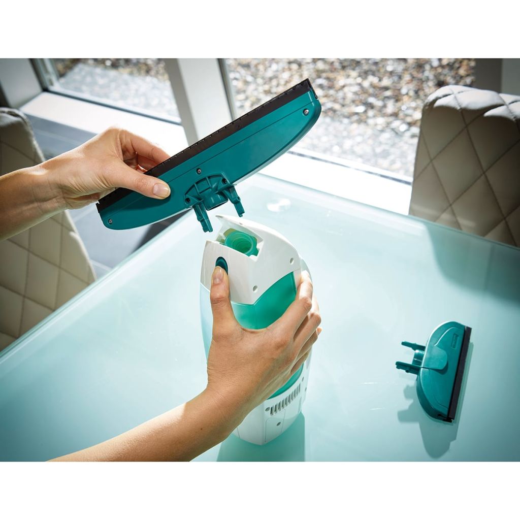 Nettoyeur Pour Vitre Avec Manche Et Mouilleur Leifheit Dry Clean 51003 Set Pour Un Nettoyage Sans Traces Autonomie 38min