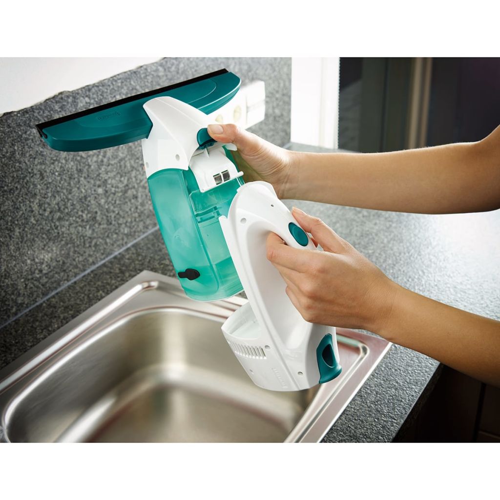 Nettoyeur Pour Vitre Avec Manche Et Mouilleur Leifheit Dry Clean 51003 Set Pour Un Nettoyage Sans Traces Autonomie 38min