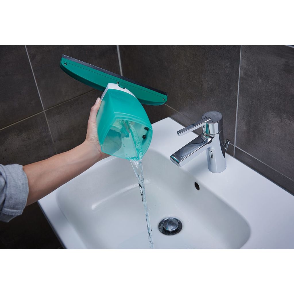 Nettoyeur Pour Vitre Avec Manche Et Mouilleur Leifheit Dry Clean 51003 Set Pour Un Nettoyage Sans Traces Autonomie 38min