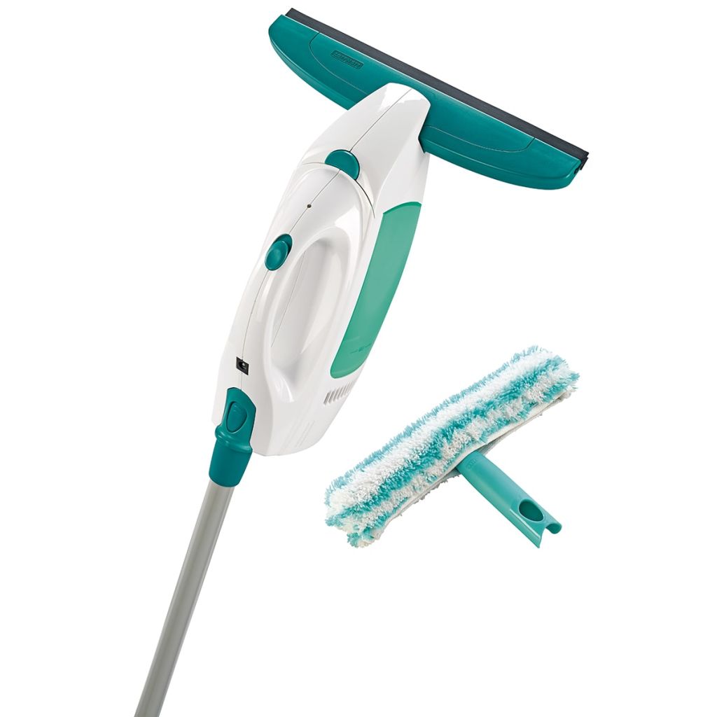 Nettoyeur Pour Vitre Avec Manche Et Mouilleur Leifheit Dry Clean 51003 Set Pour Un Nettoyage Sans Traces Autonomie 38min
