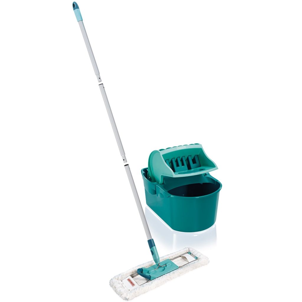 Set Lave Sol Avec Seau Essoreur Leifheit Profi Compact 55092 Balais A Plat Serpilliere 42cm Avec Housse Ideal Pour Tous Sols Lisses