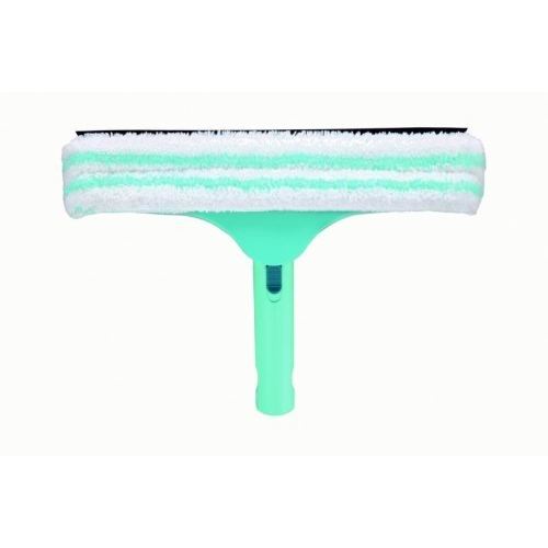 Lave-vitres 4-en-1 Avec Molleton Microfibres Leifheit 51320 Raclette Vitre 32cm Avec Fonction De Nettoyage Brevetee Du Cadre