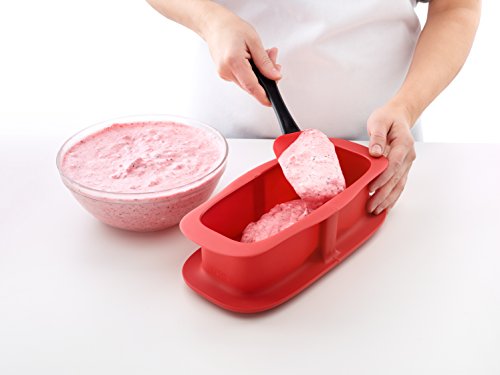 Moule Cake Demontable 24 Cm Avec Assiette En Ceramique Rouge