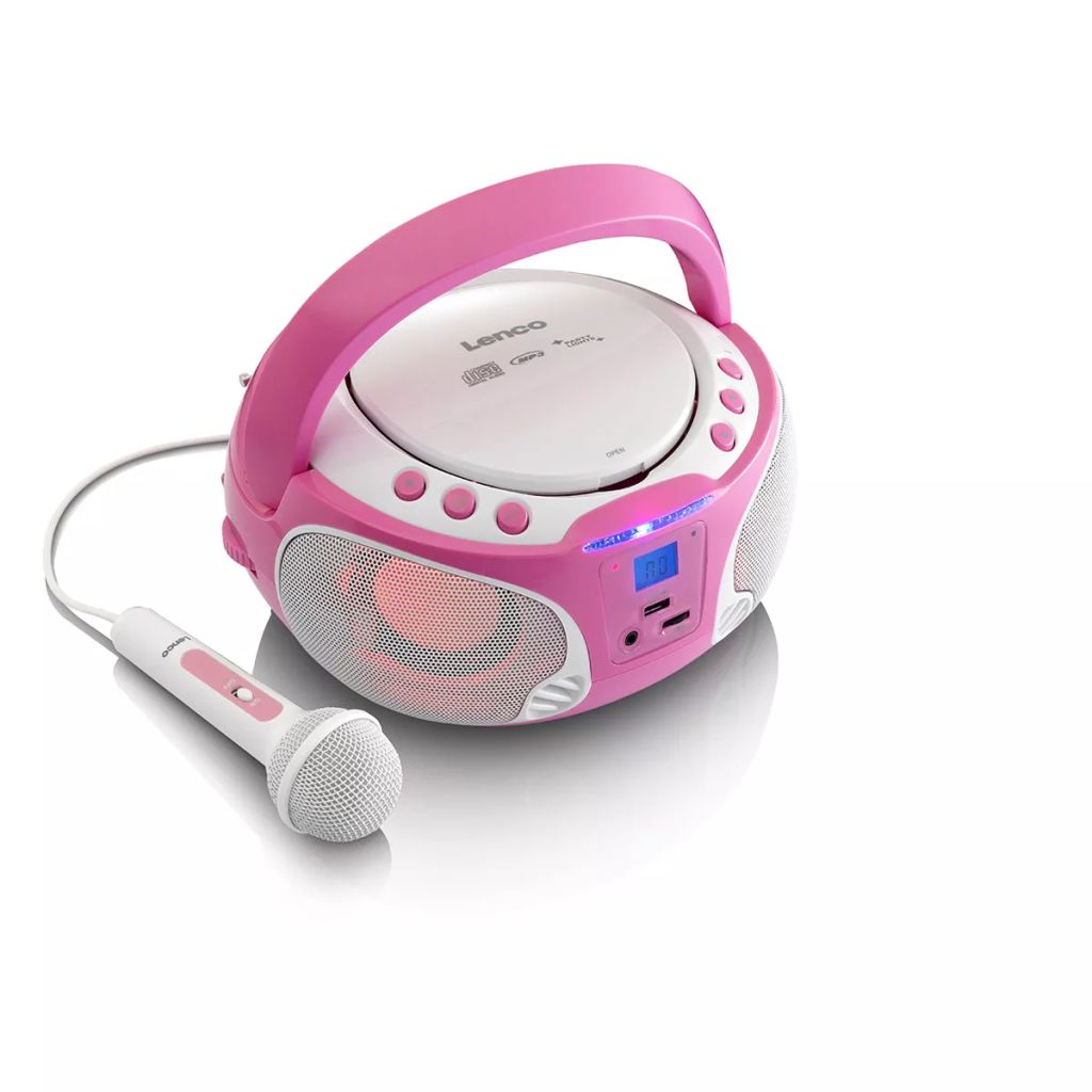 Lenco Radio Et Lecteur Cd Scd-650 Rose