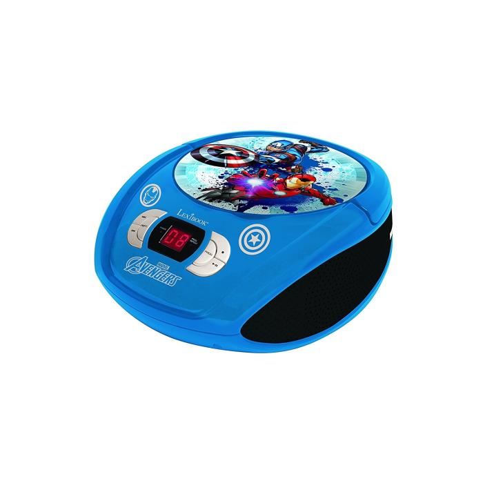 Lexibook Avengers Lecteur Cd Portable Pour Enfant Rcd108av 3 Ans Et 