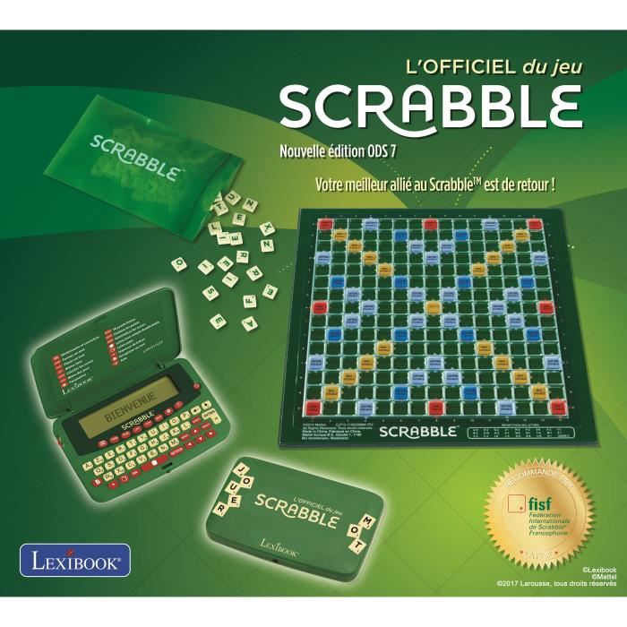 Scrabble Dictionnaire Electronique Officiel Lexibook