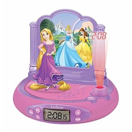 Radio Reveil Projecteur Disney Princesses Raiponce - Lexibook