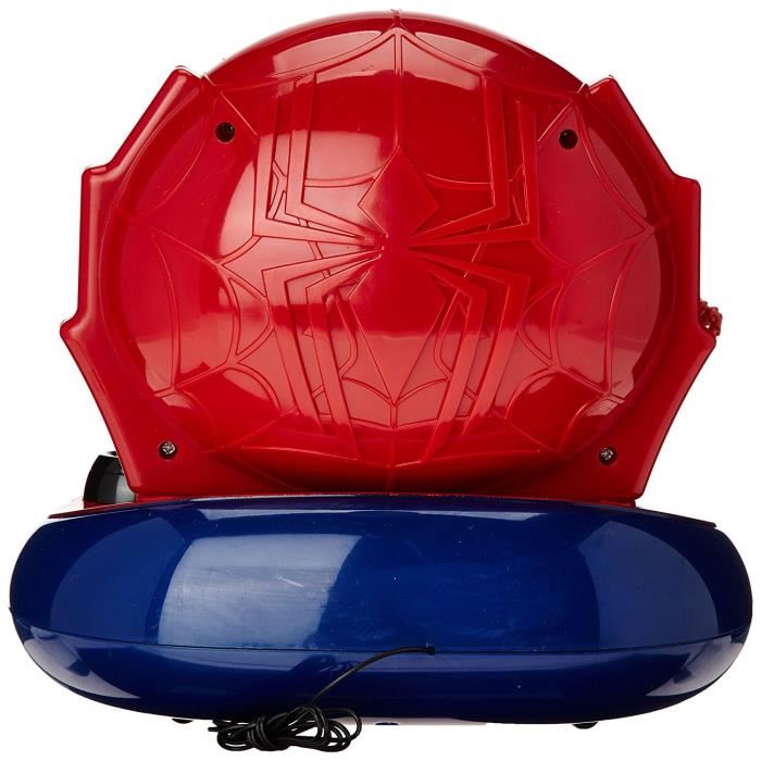 Lexibook Spiderman Reveil Projecteur Avec Effets Sonores Et Veilleuse Integree