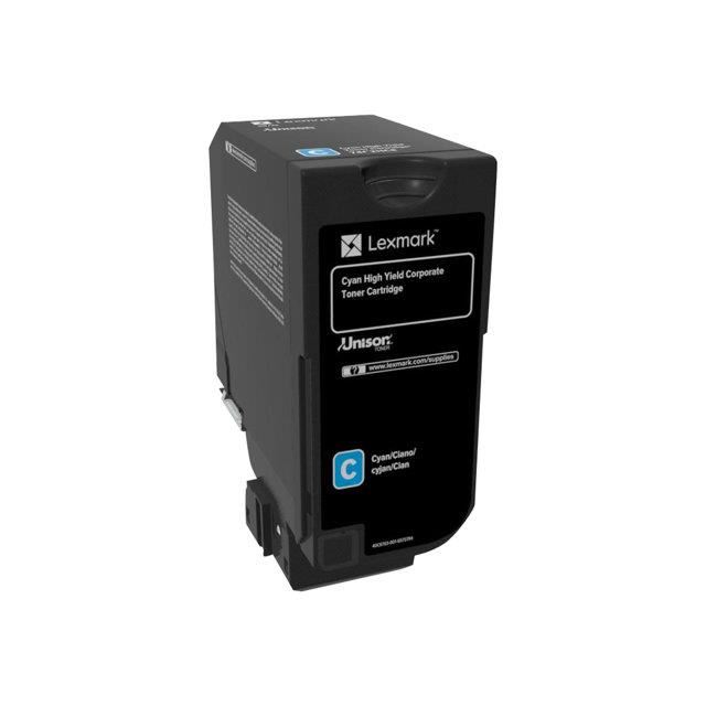 Lexmark 74c2hc0 - Cyan - Toner - Grande Capacite Cyan