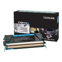 Lexmark X748h1cg - Cyan - Toner - Grande Capacite