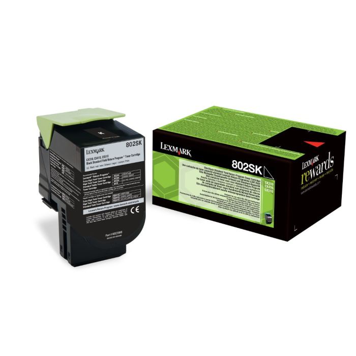 Lexmark 802sk - Noir - Originale - Cartouche De Toner - Lccp, Lrp