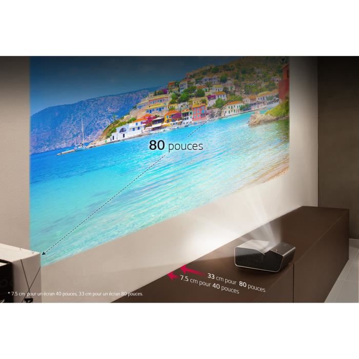 Lg Ph450ug Videoprojecteur Hd Ultra Courte Focale- Dlp - Bluetooth Audio