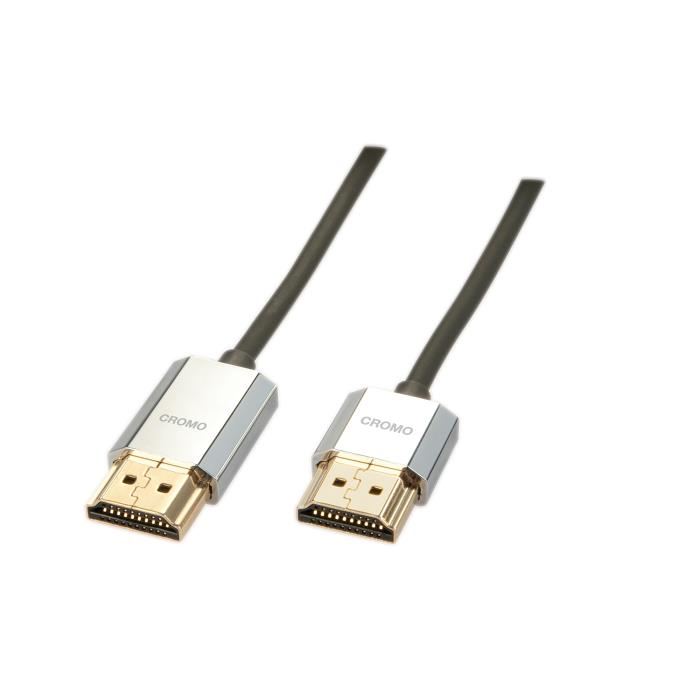 Lindy Cable Hdmi High Speed Cromo Slim Aa 3m