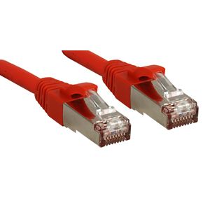 Lindy Cable Reseau Patch Cat6 Sftp Pimf Premium Cuivre Lsoh 500mhz 75 M Rouge