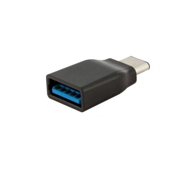 LINEAIRE AD331 Adaptateur USB C male USB A femelle monobloc