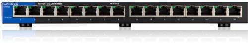 Linksys Lgs116-eu Switch Gigabit A 16 Porte Non Gestito Per Desktop  Capacit